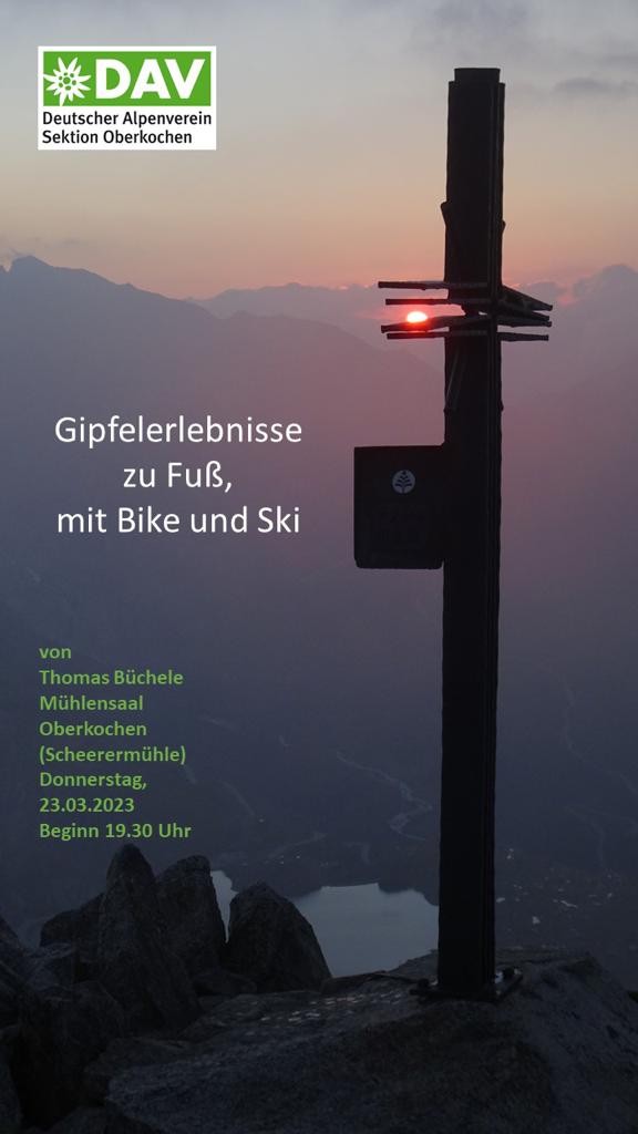 Vortrag Gipfelerlebnisse_DAV Oberkochen